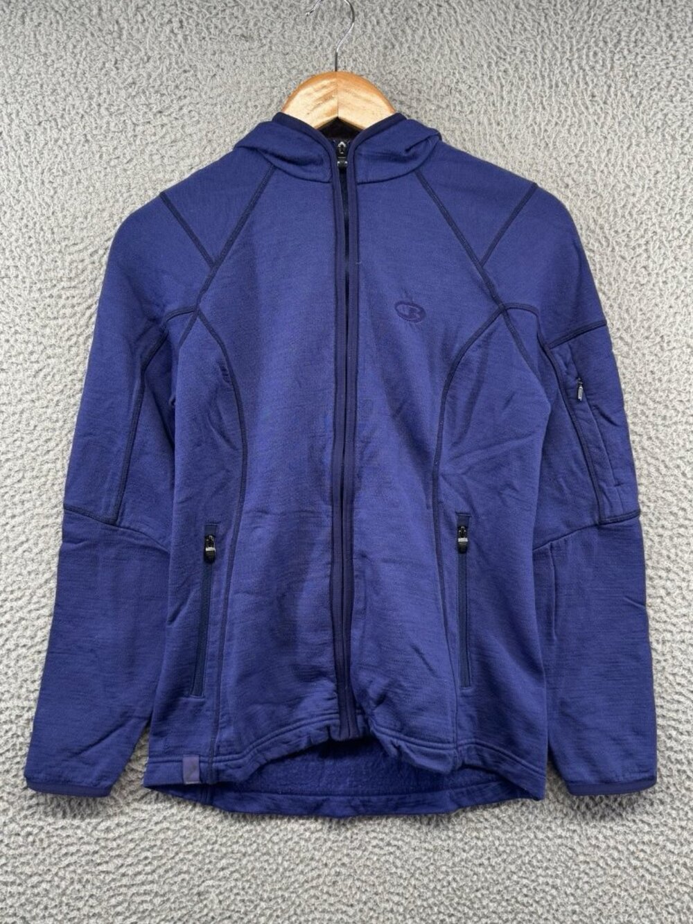 Icebreaker 260 Quantum RealFleece Long Sleeved Full Zip Hoodie M